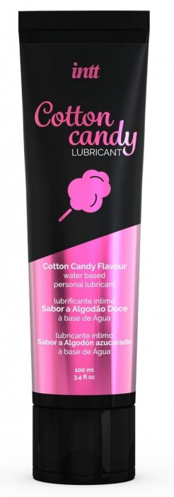 Интимный гель на водной основе Cotton Candy Lubricant - 100 мл. - INTT - купить с доставкой в Сургуте