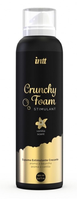 Пенка для массажа Crunchy Foam Stimulant Vanilla - 100 мл. - INTT - купить с доставкой в Сургуте