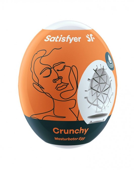 Мастурбатор-яйцо Satisfyer Crunchy Mini Masturbator - Satisfyer - в Сургуте купить с доставкой