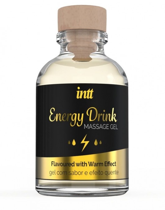 Массажный гель с согревающим эффектом Energy Drink - 30 мл. - INTT - купить с доставкой в Сургуте