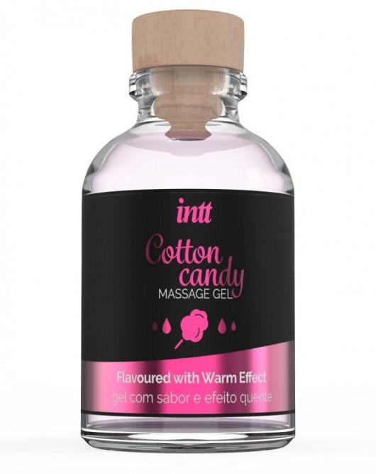 Массажный гель с согревающим эффектом Cotton Candy - 30 мл. - INTT - купить с доставкой в Сургуте