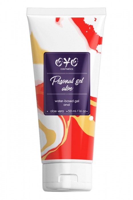 Анальная смазка на водной основе OYO Personal Gel Aloe - 50 мл. - OYO - купить с доставкой в Сургуте