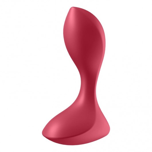 Красный вибромассажёр простаты Satisfyer Backdoor Lover - 14 см. - Satisfyer - в Сургуте купить с доставкой