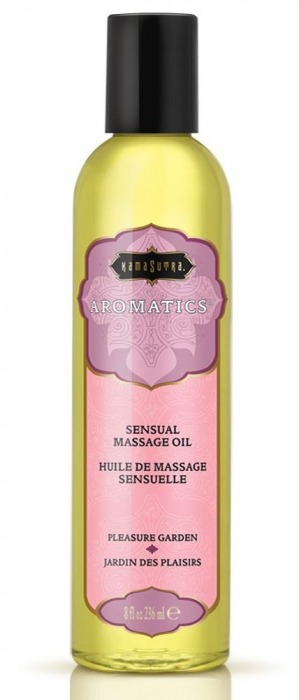 Массажное масло с цветочным ароматом Pleasure Garden - 236 мл. - Kama Sutra - купить с доставкой в Сургуте