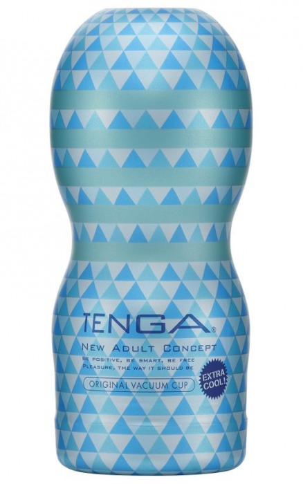 Мастурбатор с охлаждающей смазкой TENGA Original Vacuum Cup Extra Cool - Tenga - в Сургуте купить с доставкой