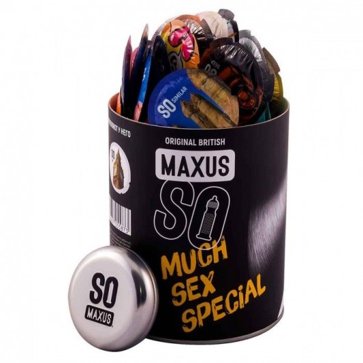 Текстурированные презервативы в кейсе MAXUS So Much Sex - 100 шт. - Maxus - купить с доставкой в Сургуте