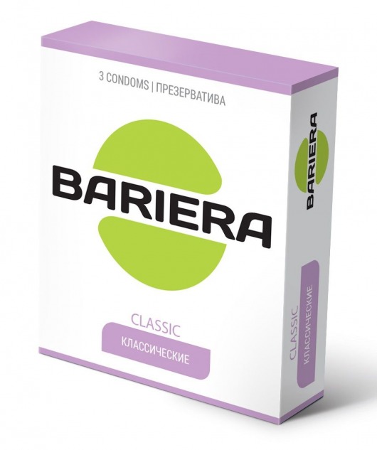 Классические презервативы Bariera Classic - 3 шт. - Bariera - купить с доставкой в Сургуте