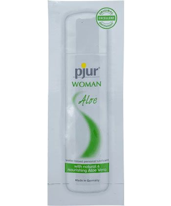 Лубрикант на водной основе pjur WOMAN Aloe - 2 мл. - Pjur - купить с доставкой в Сургуте