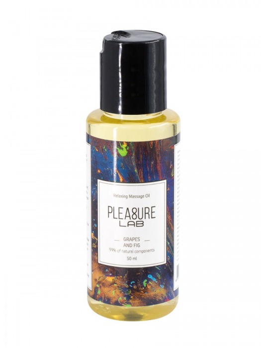 Массажное масло Pleasure Lab Relaxing с ароматом винограда и инжира - 50 мл. - Pleasure Lab - купить с доставкой в Сургуте