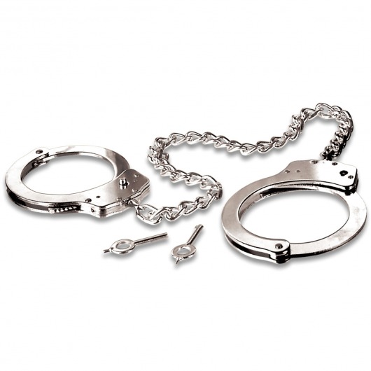 Металлические наручники Metal Leg Cuffs - Pipedream - купить с доставкой в Сургуте