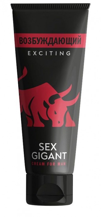 Возбуждающий крем для мужчин Sex Gigant - 80 мл. - Миагра - купить с доставкой в Сургуте