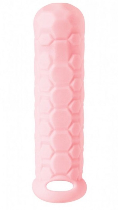 Розовый фаллоудлинитель Homme Long - 15,5 см. - Lola Games - в Сургуте купить с доставкой