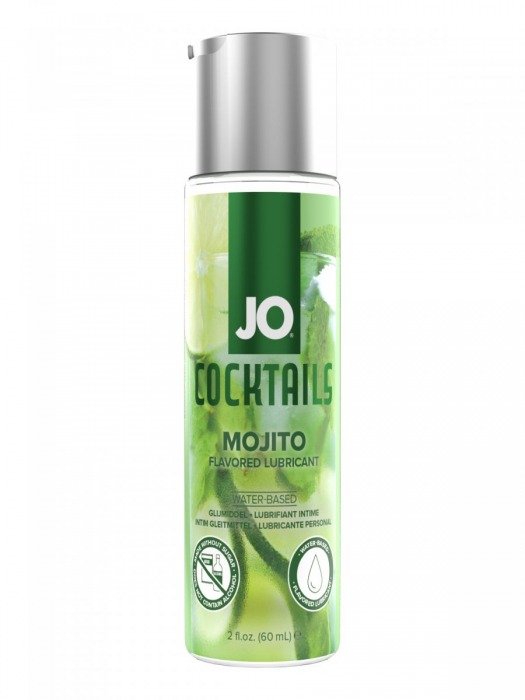 Вкусовой лубрикант на водной основе JO Cocktails Mojito - 60 мл. - System JO - купить с доставкой в Сургуте