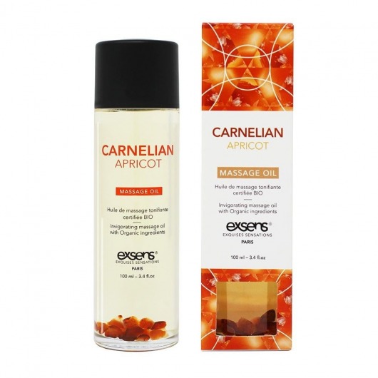 Органическое массажное масло CARNELIAN APRICOT - 100 мл. - Exsens - купить с доставкой в Сургуте