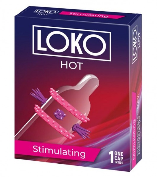 Стимулирующая насадка на пенис LOKO HOT с возбуждающим эффектом - Sitabella - в Сургуте купить с доставкой
