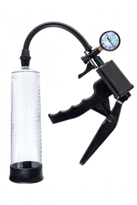 Прозрачная механическая помпа для пениса Viggo - Sexus - в Сургуте купить с доставкой