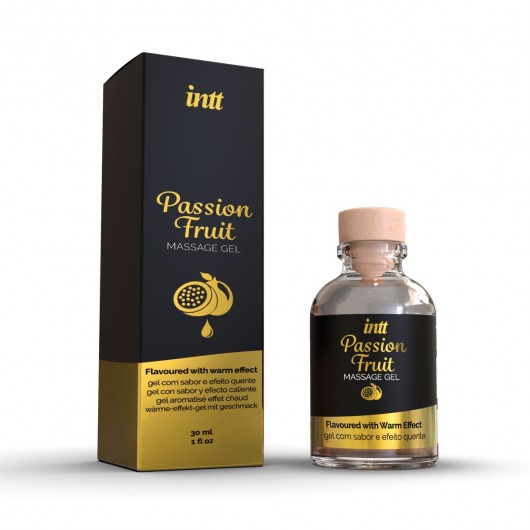 Массажный гель с ароматом маракуйи Passion Fruit - 30 мл. - INTT - купить с доставкой в Сургуте