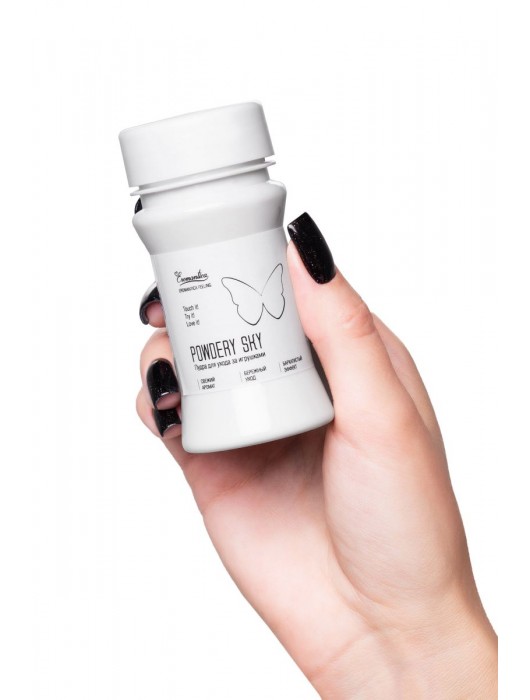 Пудра для ухода за игрушками Powdery Sky с ароматом мяты - 40 гр. - Eromantica - купить с доставкой в Сургуте