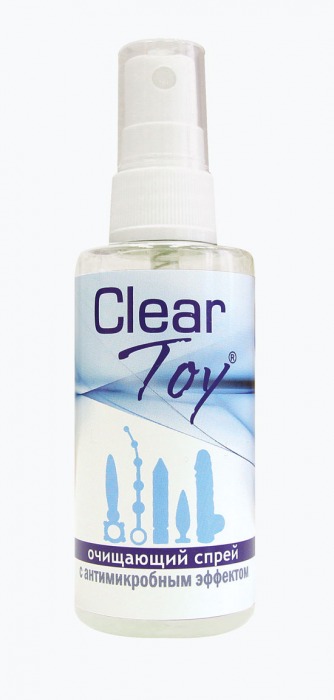 Очищающий спрей Clear Toy с антимикробным эффектом - 100 мл. - Биоритм - купить с доставкой в Сургуте