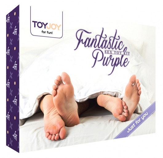 Эротический набор FANTASTIC PURPLE SEX TOY KIT - Toy Joy - купить с доставкой в Сургуте