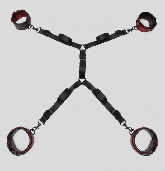 Изысканный набор фиксаций на кровати Reversible Under Mattress Restraint Set - Fifty Shades of Grey - купить с доставкой в Сургуте