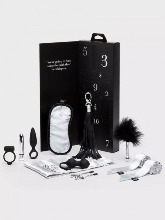 Эротический набор Pleasure Overload 10 Days of Play Gift Set - Fifty Shades of Grey - купить с доставкой в Сургуте
