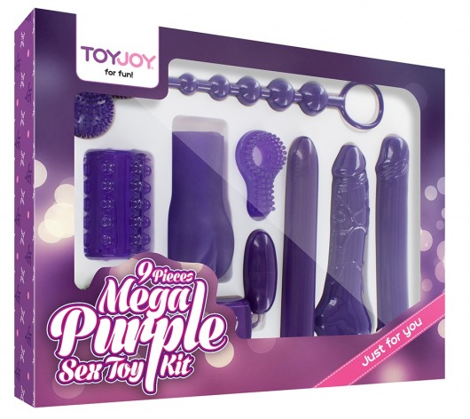 Эротический набор Toy Joy Mega Purple - Toy Joy - купить с доставкой в Сургуте