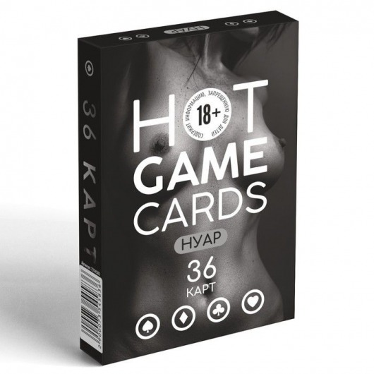 Игральные карты HOT GAME CARDS НУАР - 36 шт. - Сима-Ленд - купить с доставкой в Сургуте