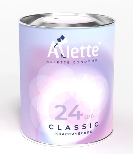 Классические презервативы Arlette Classic - 24 шт. - Arlette - купить с доставкой в Сургуте
