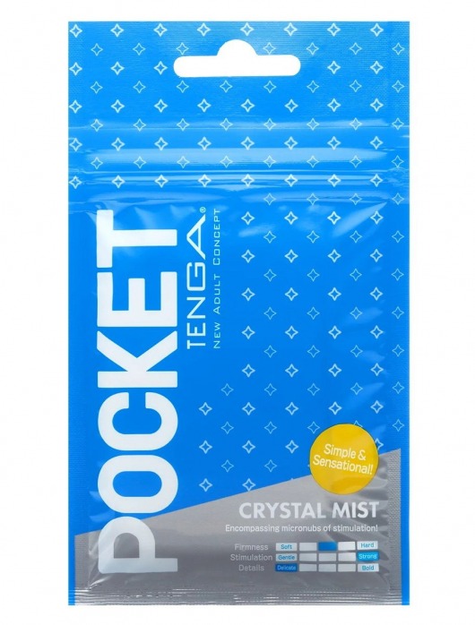 Карманный мастурбатор Crystal Mist - Tenga - в Сургуте купить с доставкой