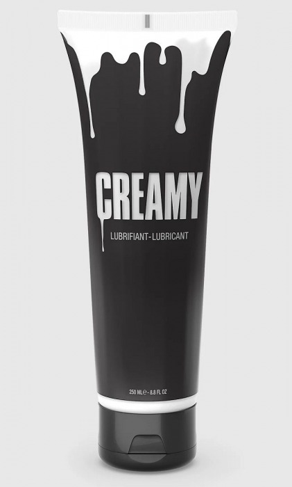 Смазка на водной основе Creamy с консистенцией спермы - 250 мл. - Strap-on-me - купить с доставкой в Сургуте