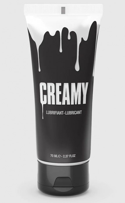 Смазка на водной основе Creamy с консистенцией спермы - 70 мл. - Strap-on-me - купить с доставкой в Сургуте