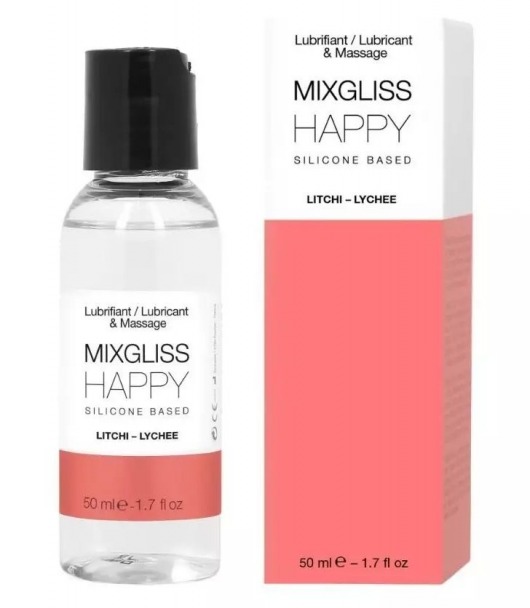 Смазка на силиконовой основе Mixgliss Happy - 50 мл. - Mixgliss - купить с доставкой в Сургуте