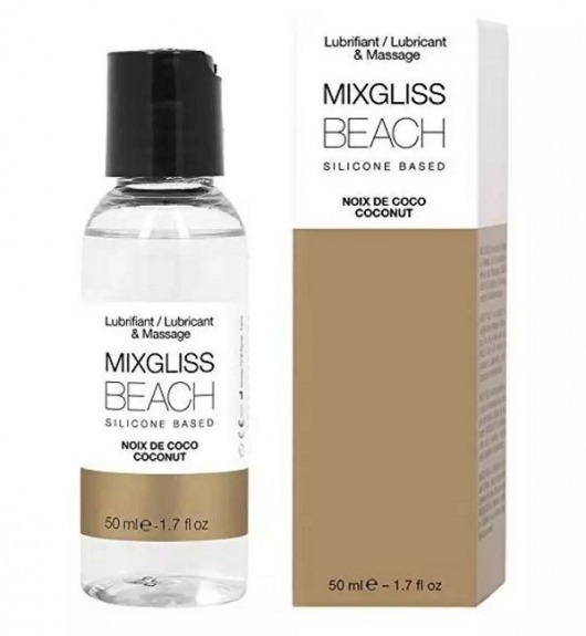 Смазка на силиконовой основе Mixgliss Beach - 50 мл. - Mixgliss - купить с доставкой в Сургуте