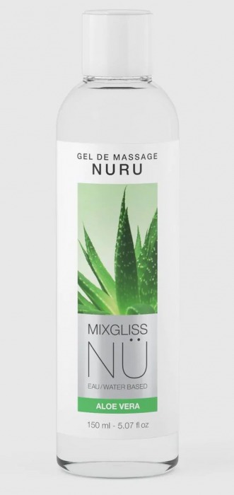 Массажный гель на водной основе Mixgliss NU Aloe Vera - 150 мл. - Mixgliss - купить с доставкой в Сургуте