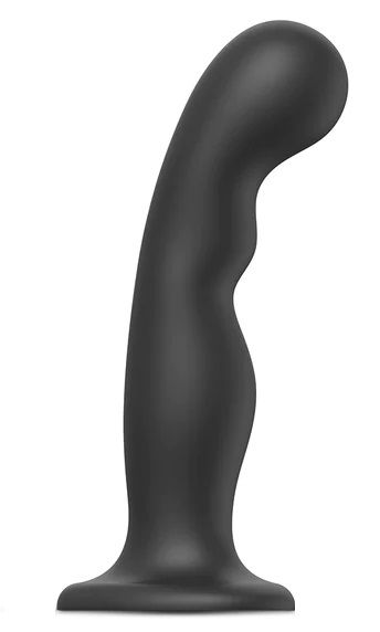 Черная насадка Strap-On-Me Dildo Plug P G size XXL - Strap-on-me - купить с доставкой в Сургуте