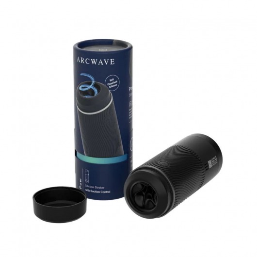 Черный мастурбатор с контролем всасывания Arcwave Pow Stroker - Arcwave - в Сургуте купить с доставкой