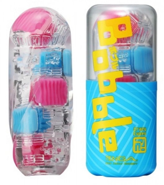 Мастурбатор Tenga Bobble Crazy Cubes - Tenga - в Сургуте купить с доставкой