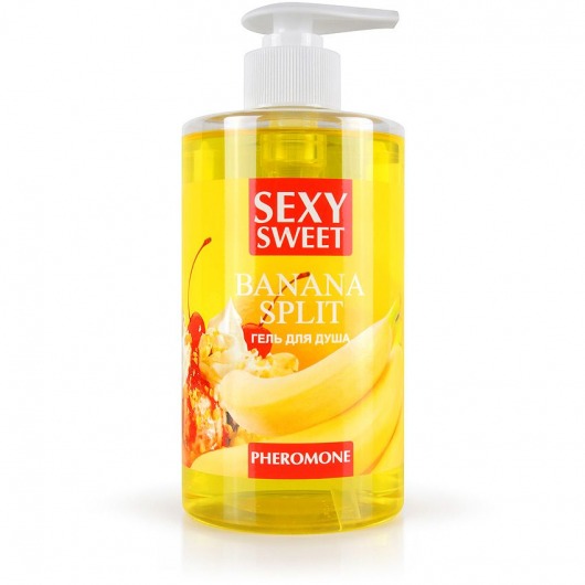 Гель для душа Sexy Sweet Banana Split с ароматом банана и феромонами - 430 мл. -  - Магазин феромонов в Сургуте