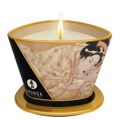 Массажная свеча Vanilla Fetish с ароматом ванили - 170 мл. - Shunga - купить с доставкой в Сургуте