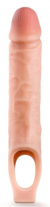 Телесная насадка на пенис 10 Inch Cock Sheath Extender - 25 см. - Blush Novelties - в Сургуте купить с доставкой