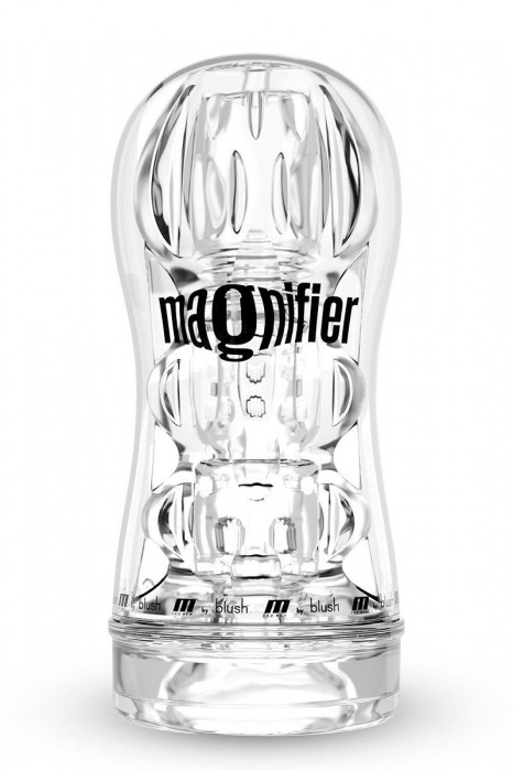 Прозрачный мастурбатор Soft and Wet Magnifier - Blush Novelties - в Сургуте купить с доставкой