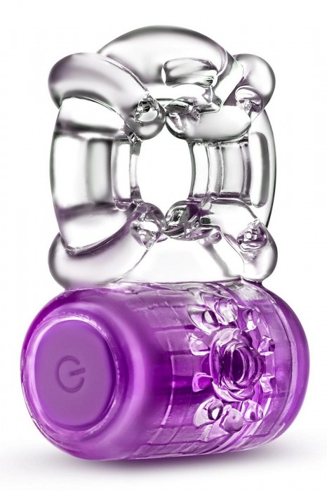 Фиолетовое эрекционное виброкольцо One Night Stand Vibrating C-Ring - Blush Novelties - в Сургуте купить с доставкой