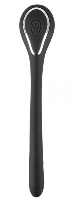 Черный гибкий уретральный стимулятор с вибрацией Vibrating Bendable Dilator - 13,5 см. - Orion - купить с доставкой в Сургуте