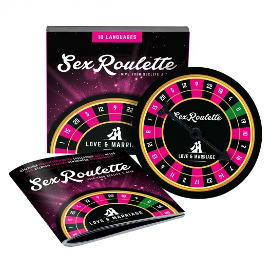 Настольная игра-рулетка Sex Roulette Love   Marriage - Tease&Please - купить с доставкой в Сургуте
