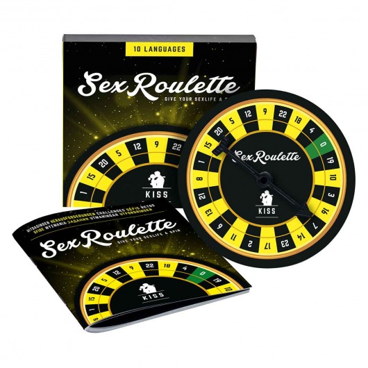 Настольная игра-рулетка Sex Roulette Kiss - Tease&Please - купить с доставкой в Сургуте