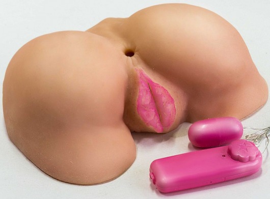 Вибровагина с двумя отверстиями и с выносным пультом - LOVETOY (А-Полимер) - в Сургуте купить с доставкой