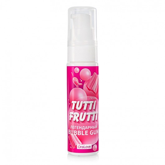 Интимный гель на водной основе Tutti-Frutti Bubble Gum - 30 гр. - Биоритм - купить с доставкой в Сургуте