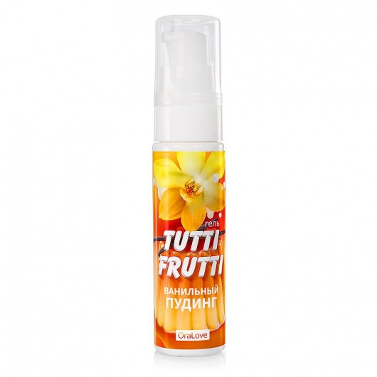 Интимный гель на водной основе Tutti-Frutti  Ванильный пудинг  - 30 гр. - Биоритм - купить с доставкой в Сургуте