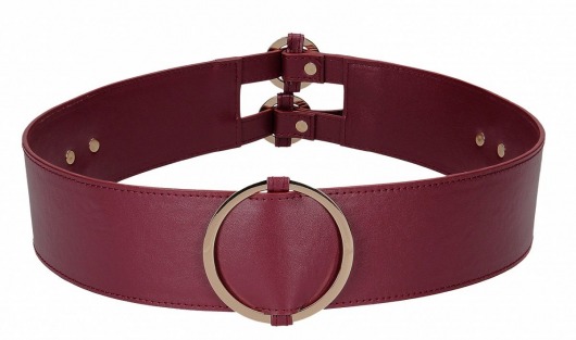 Бордовый ремень Halo Waist Belt - размер L-XL - Shots Media BV - купить с доставкой в Сургуте